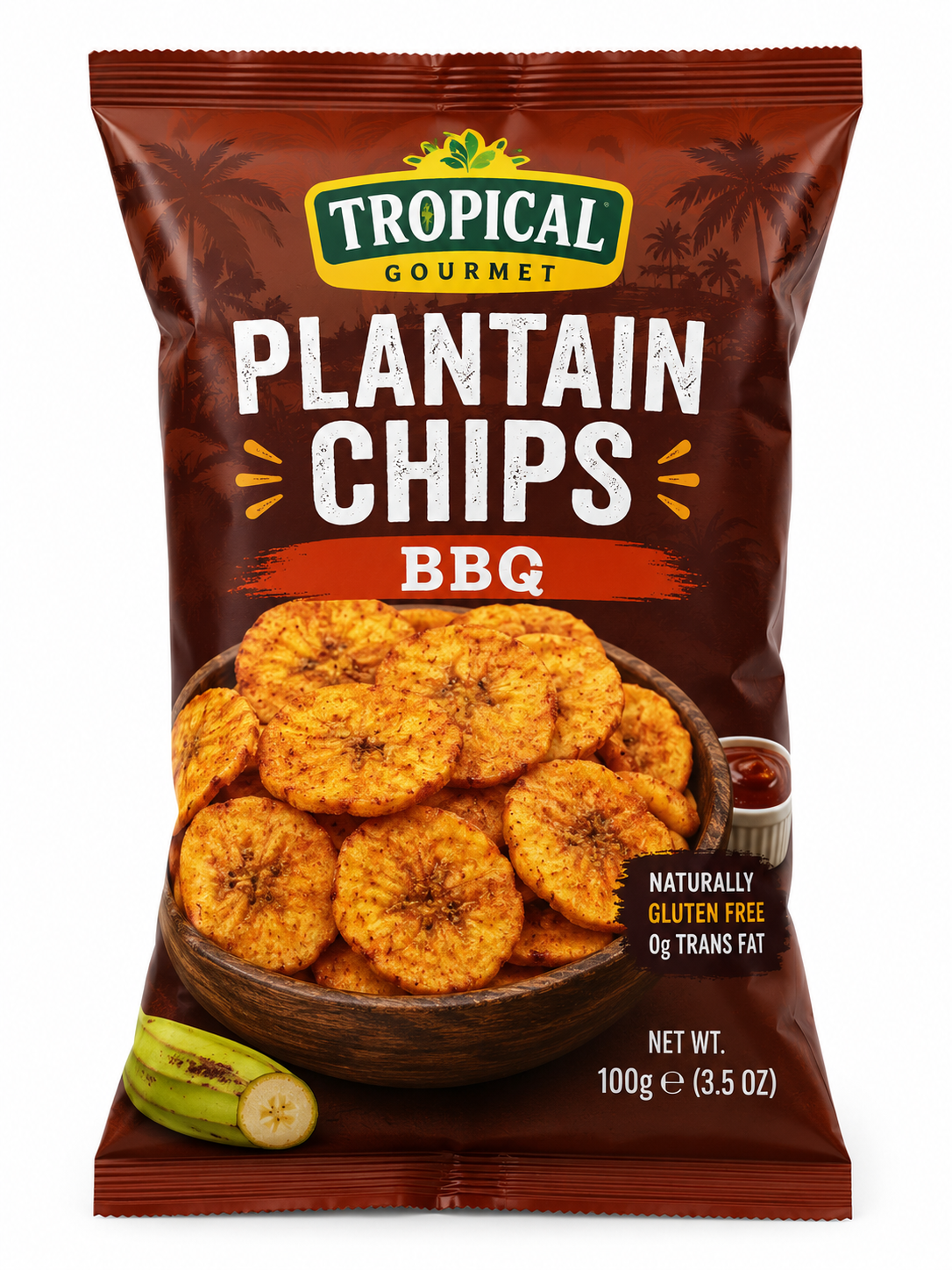 Plantain Chips BBQ 100g